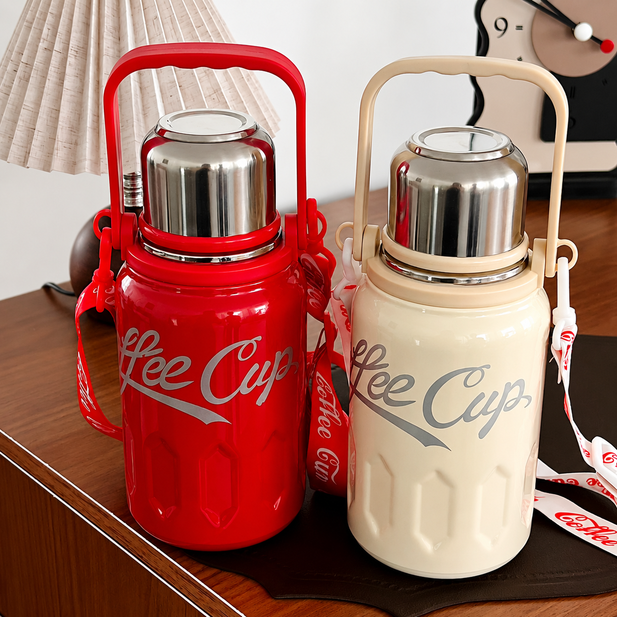 Coca cola stainless steel cookware thermos water bottle