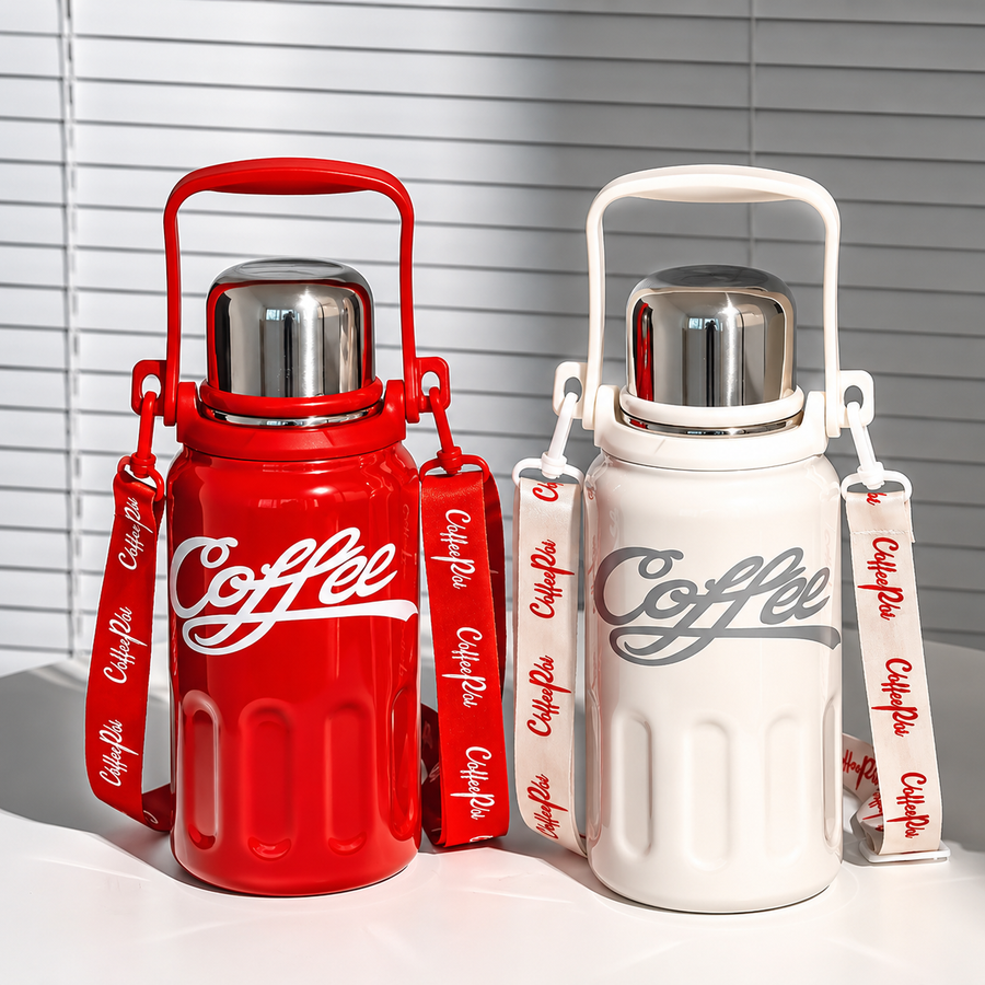 Coca cola stainless steel cookware thermos water bottle